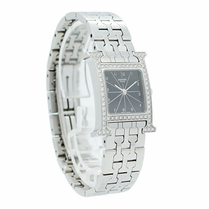 Herms H Watch Hh1.230 Black Dial