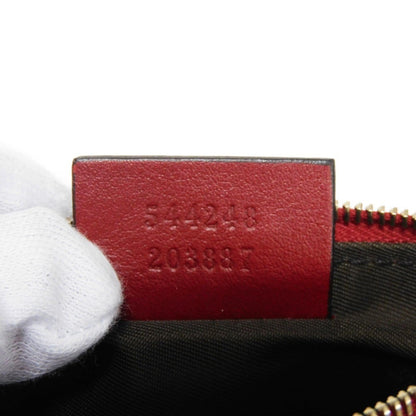 Gucci Coin Case Guccissima Purse Embossed Key Ring Gold Micro Gg Shima Red 544248 Bmj1G 6420