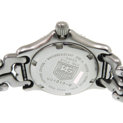 Tag Heuer Cell Date Wg1313-2 Stainless Steel Gray Quartz Watch 0667Tag Heuer