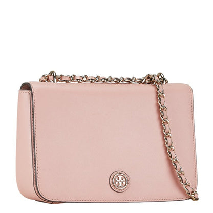 Tory Burch Chain Shoulder Bag Pink Leather