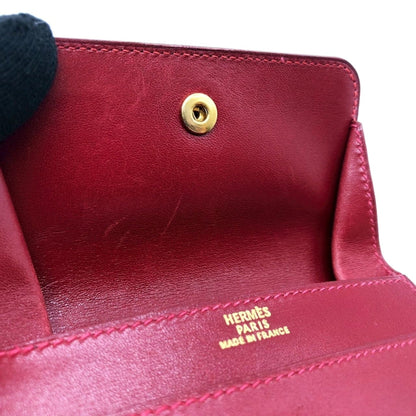 Leather Hermes Coin Purse/ Coin Case
