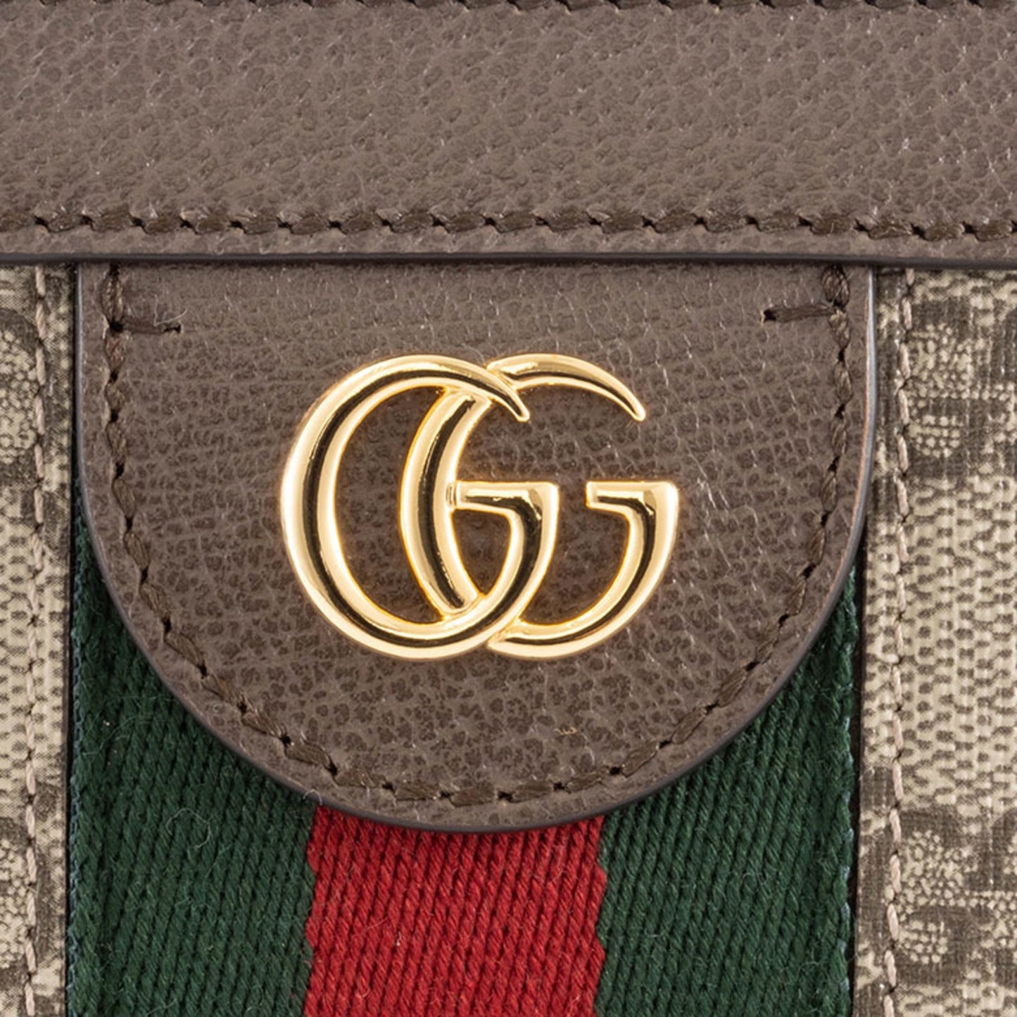 Gucci Gg Supreme Ophidia Shoulder Bag In Beige