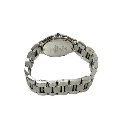 Cartier Must 21 Logo Engraved Stainless Steel Quartz Wristwatch