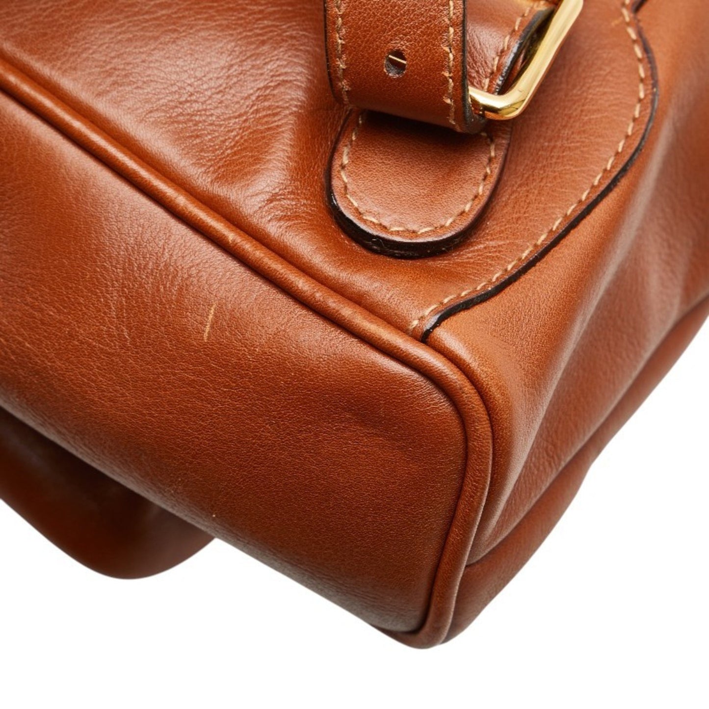 Gucci Bamboo Backpack 003 1998 0030 Brown Leather