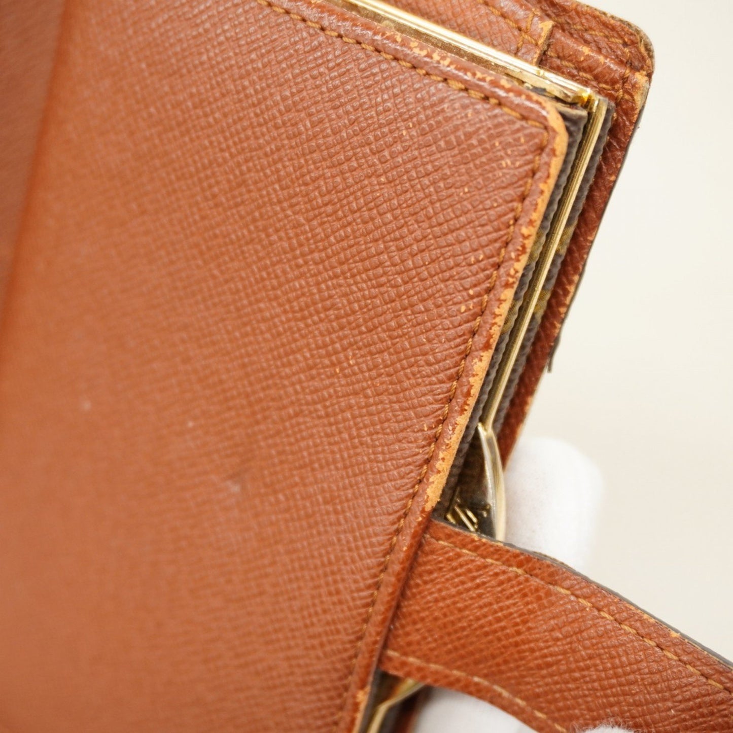 Louis Vuitton Monogram Porte Monnaie Bi-Fold Wallet M61663 Brown