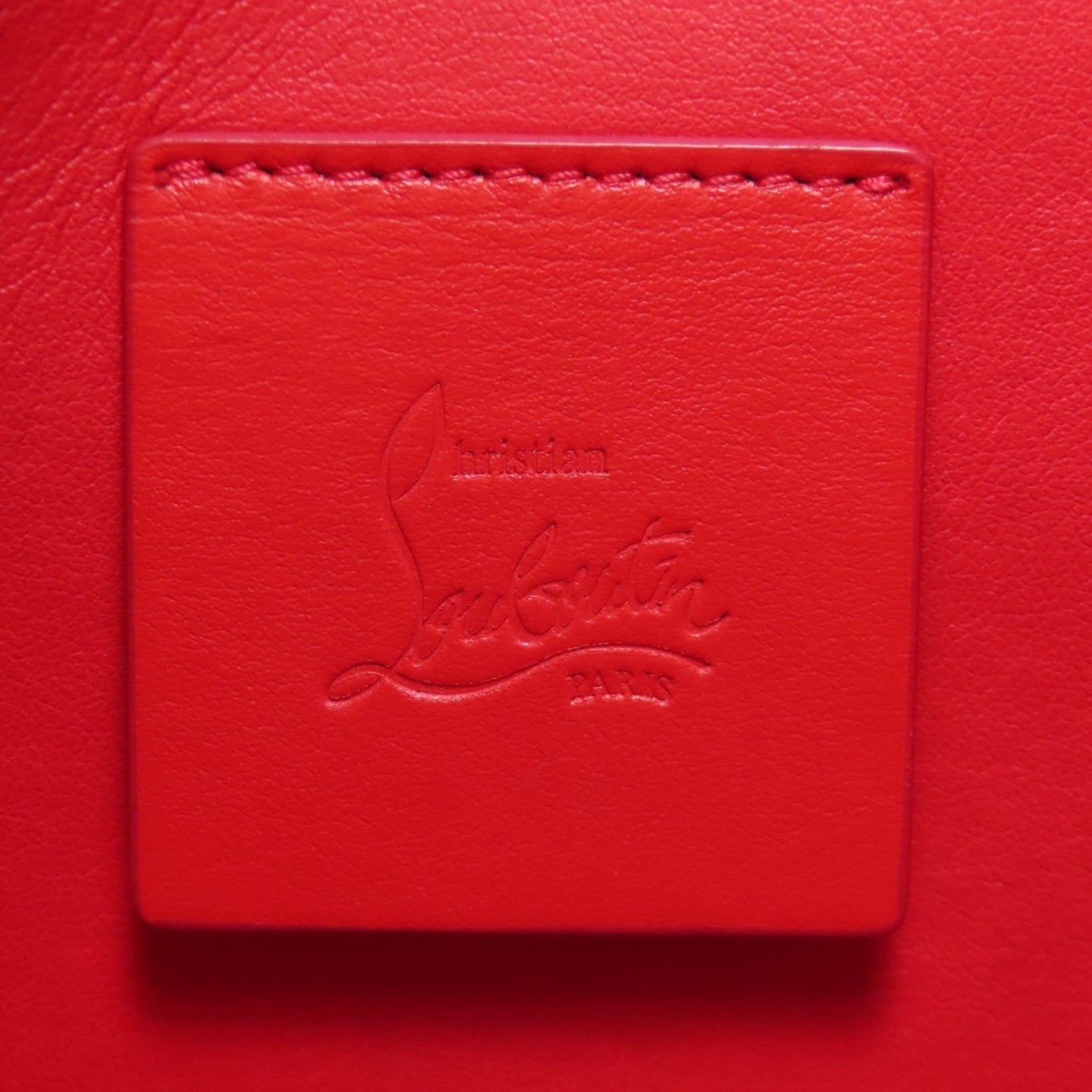 Christian Louboutin Studded Leather Shoulder Bag