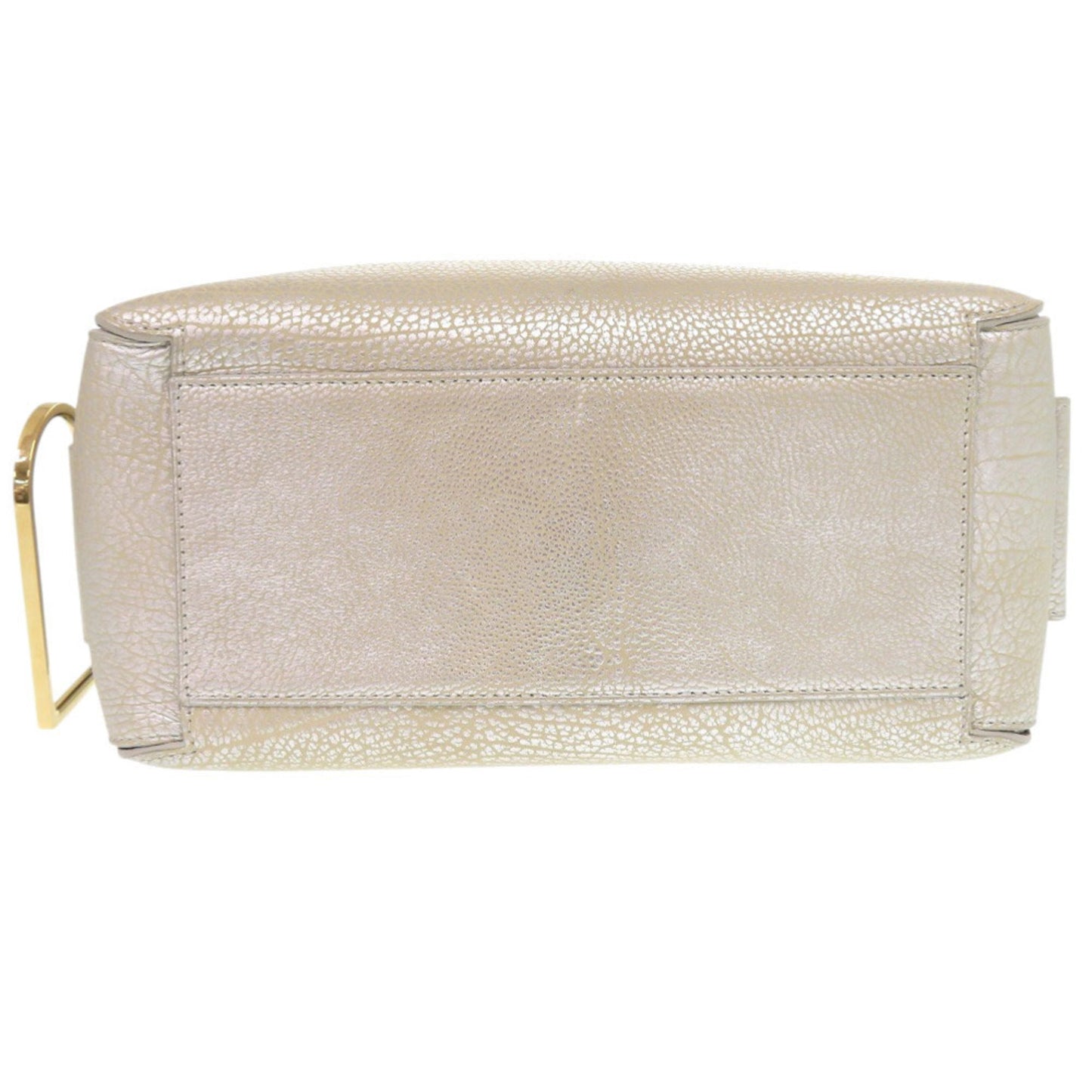 Like New Delvaux Cool Box Mm Calfskin Leather Antique Silver Aa0457Amf080Ddo 2-Way Handbag 1257