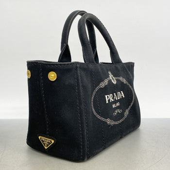 Prada Canapa Canvas Tote Bag