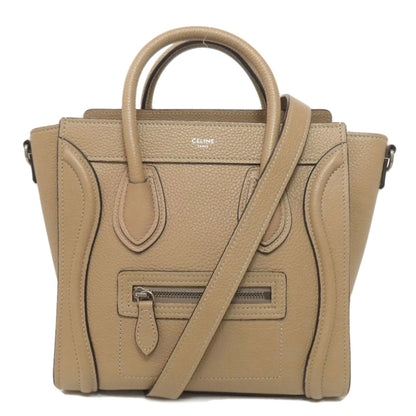 Celine Luggage Nano 2-Way Handbag In Calfskin