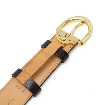 Louis Vuitton Monogram Vernis Santur Belt In Enamel Amaranth #80 M6979W