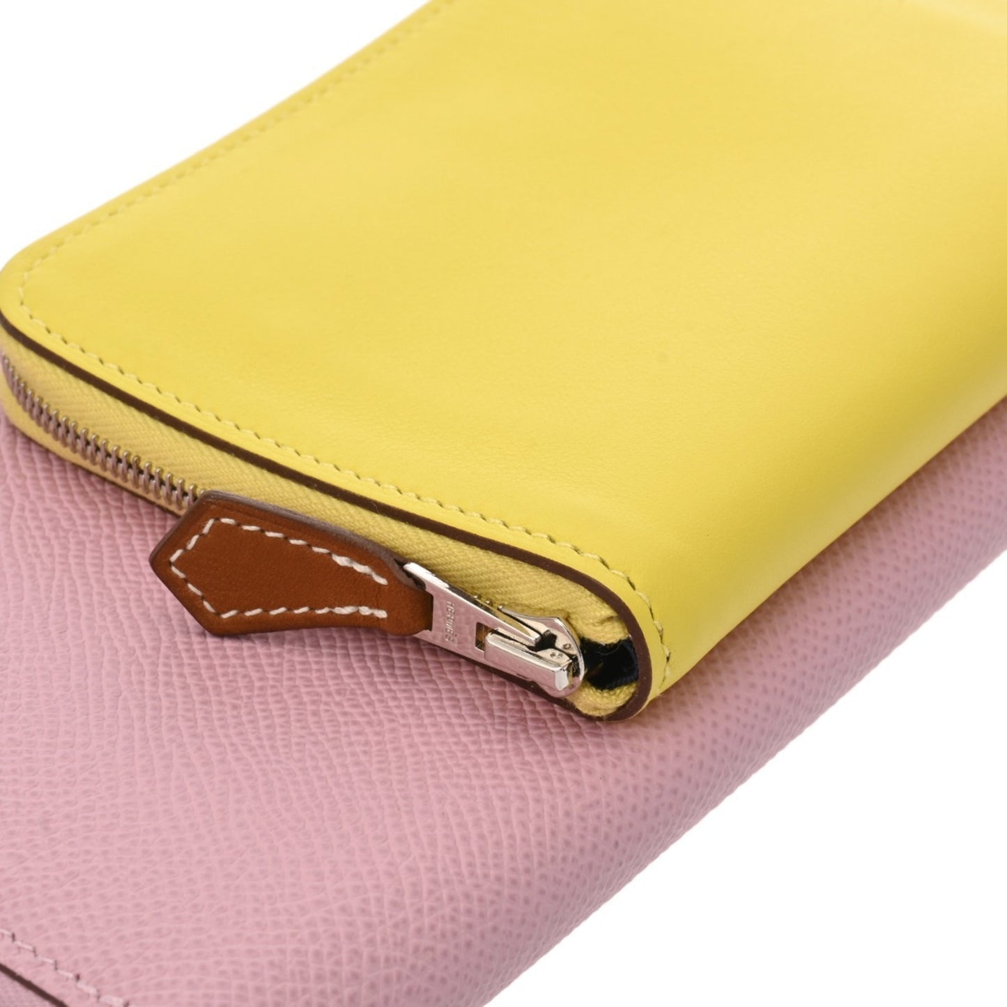 Hermes Nouveau To Go Lime Mauve Sylvestre B Stamp (Circa 2023) Women'S Swift Epson Long Wallet