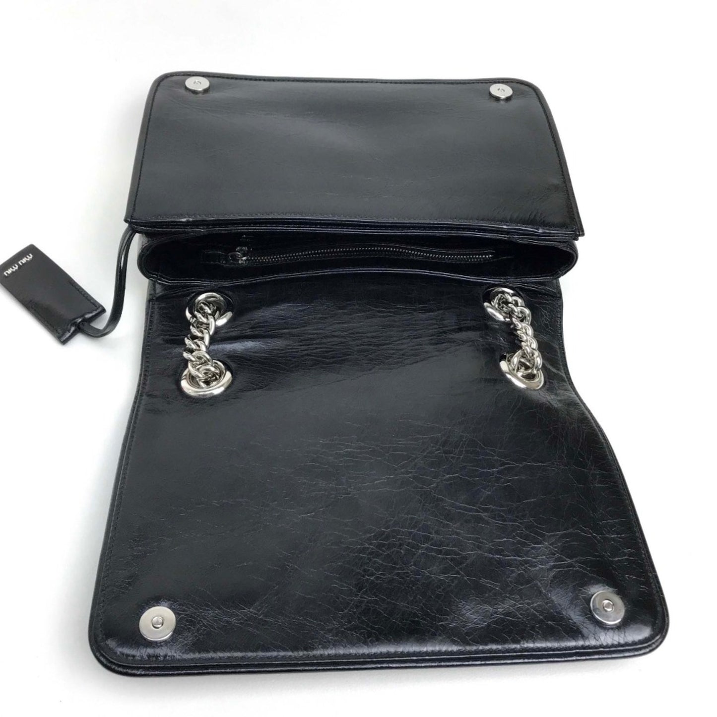 Miu Miu 5Bd015 Bag Chain Shoulder Bag Black
