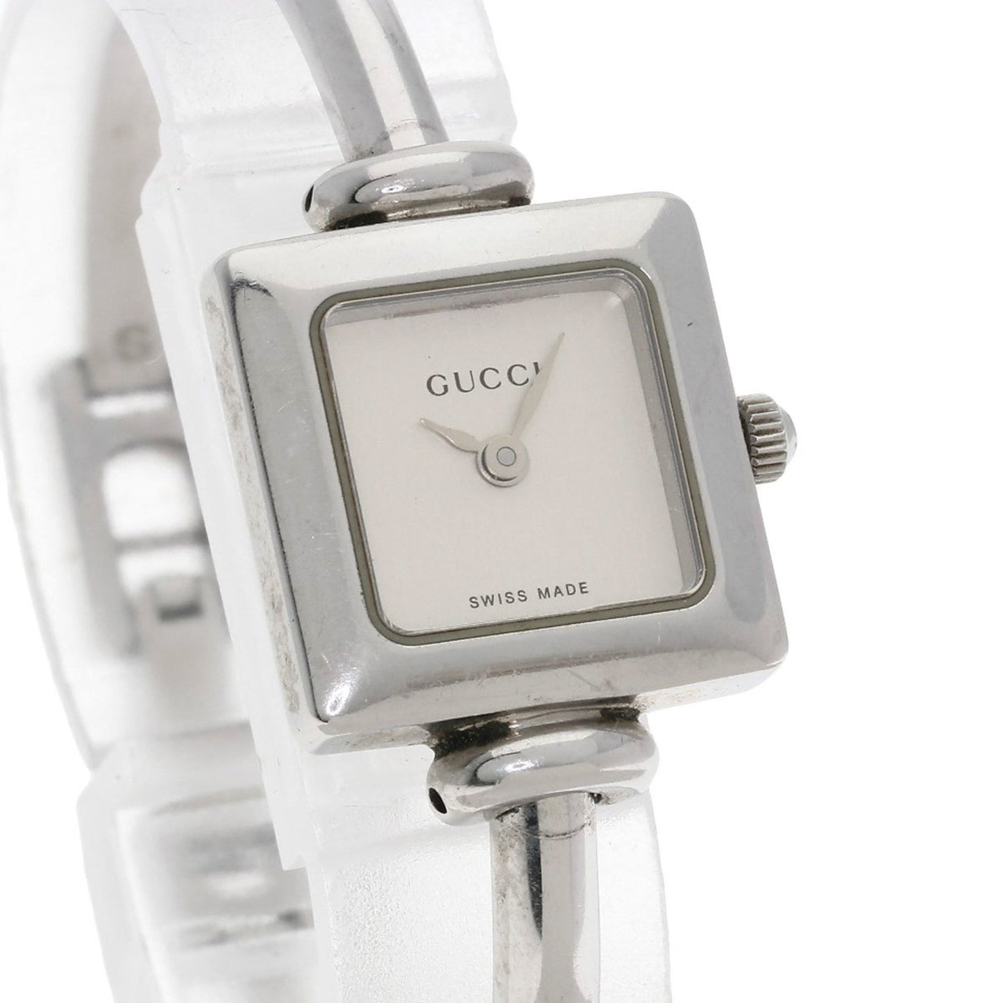 Gucci 1900L Square Face Watch Stainless Steel/Ss