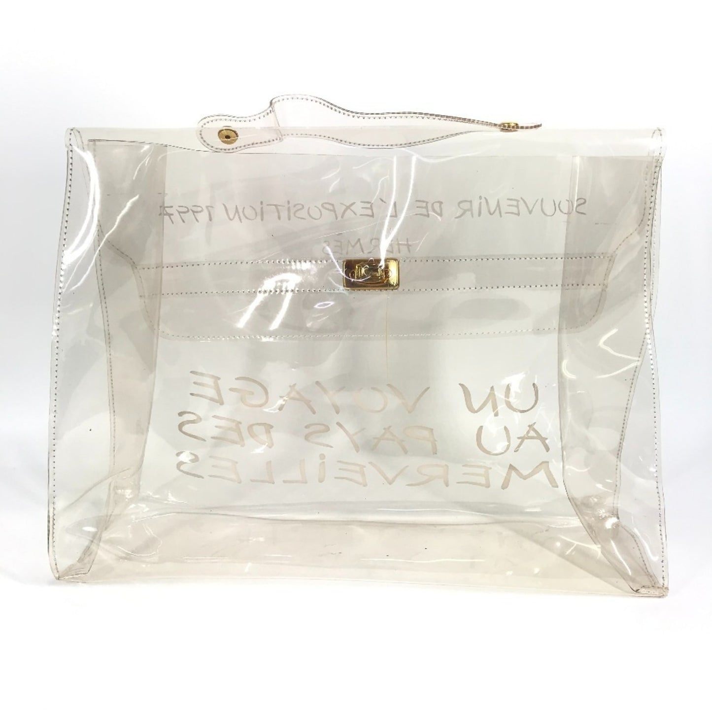 Hermes Vinyl Kelly Tote Bag