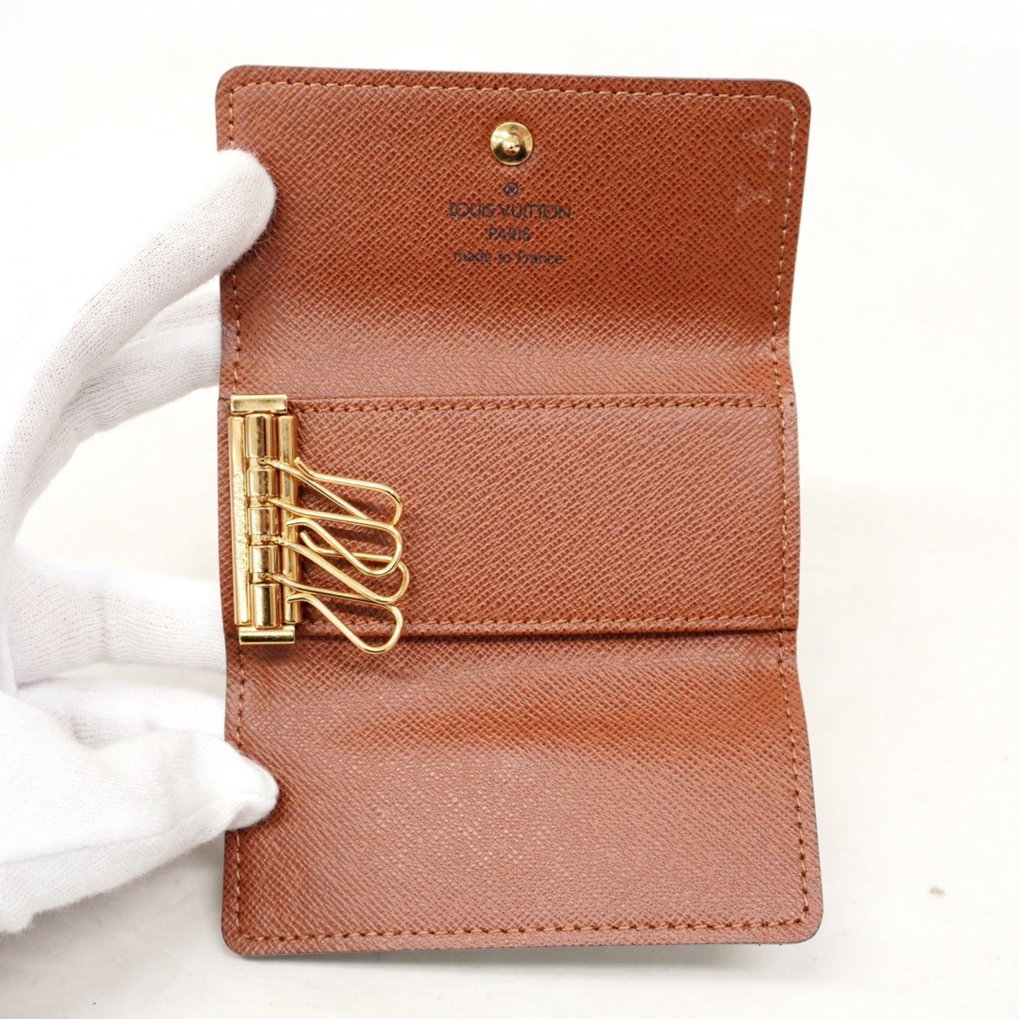 Louis Vuitton Monogram Multicle 4 Key Case M69517 Brown