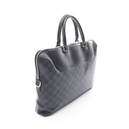 Louis Vuitton Pdj Nm Porte-Document Jour Briefcase Bag In Coated Canvas And Leather With Damier