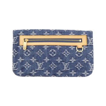 Louis Vuitton Monogram Denim Pochette Plat M95007 Pouch