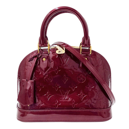 Louis Vuitton Women'S Monogram Vernis Alma Bb Rouge Fauvist Bag M91676