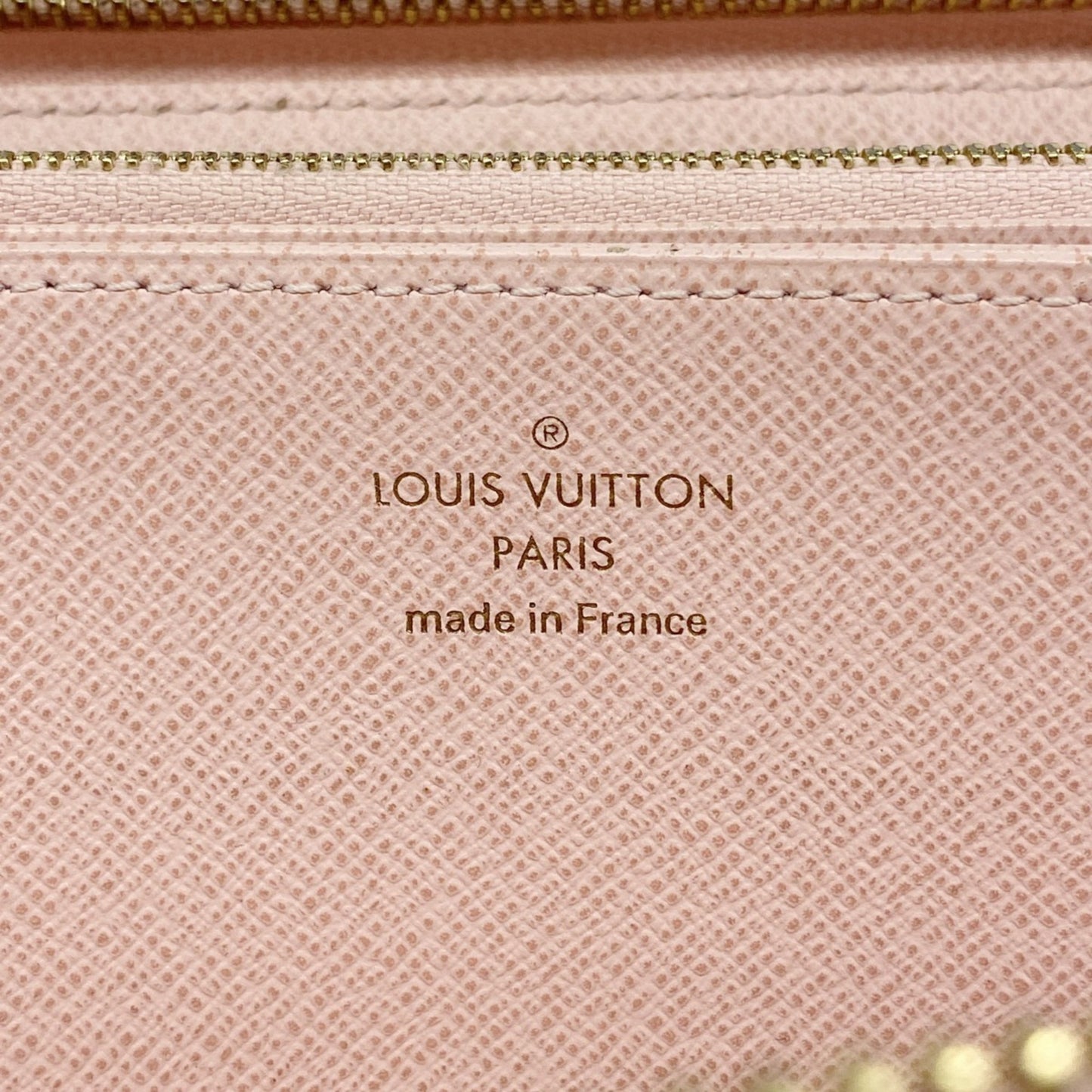 Louis Vuitton Damier Azur Zippy Wallet N63503 White Rose Ballerine