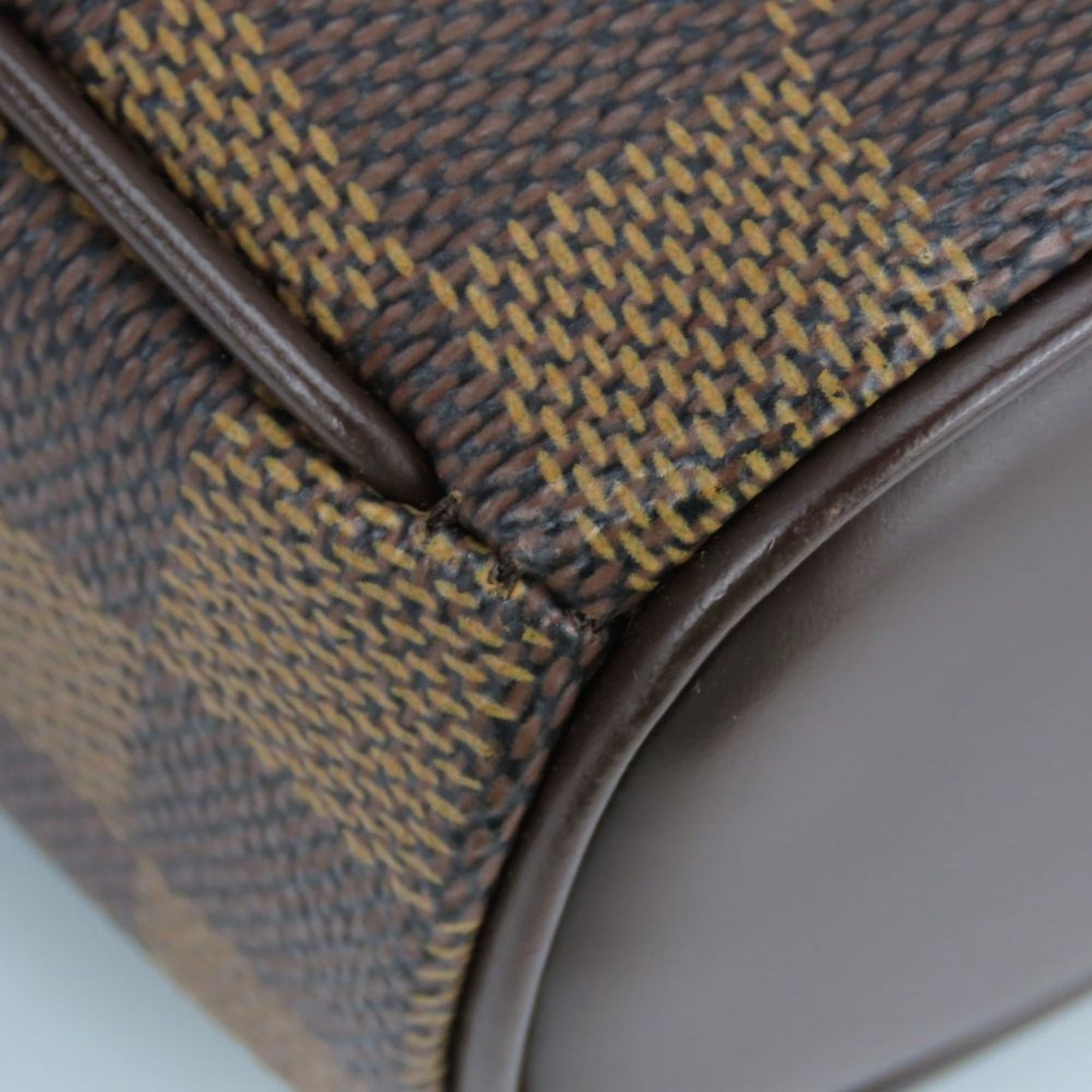 Louis Vuitton Shoulder Bag Ipanema Pm N51294 Damier Ebene Brown