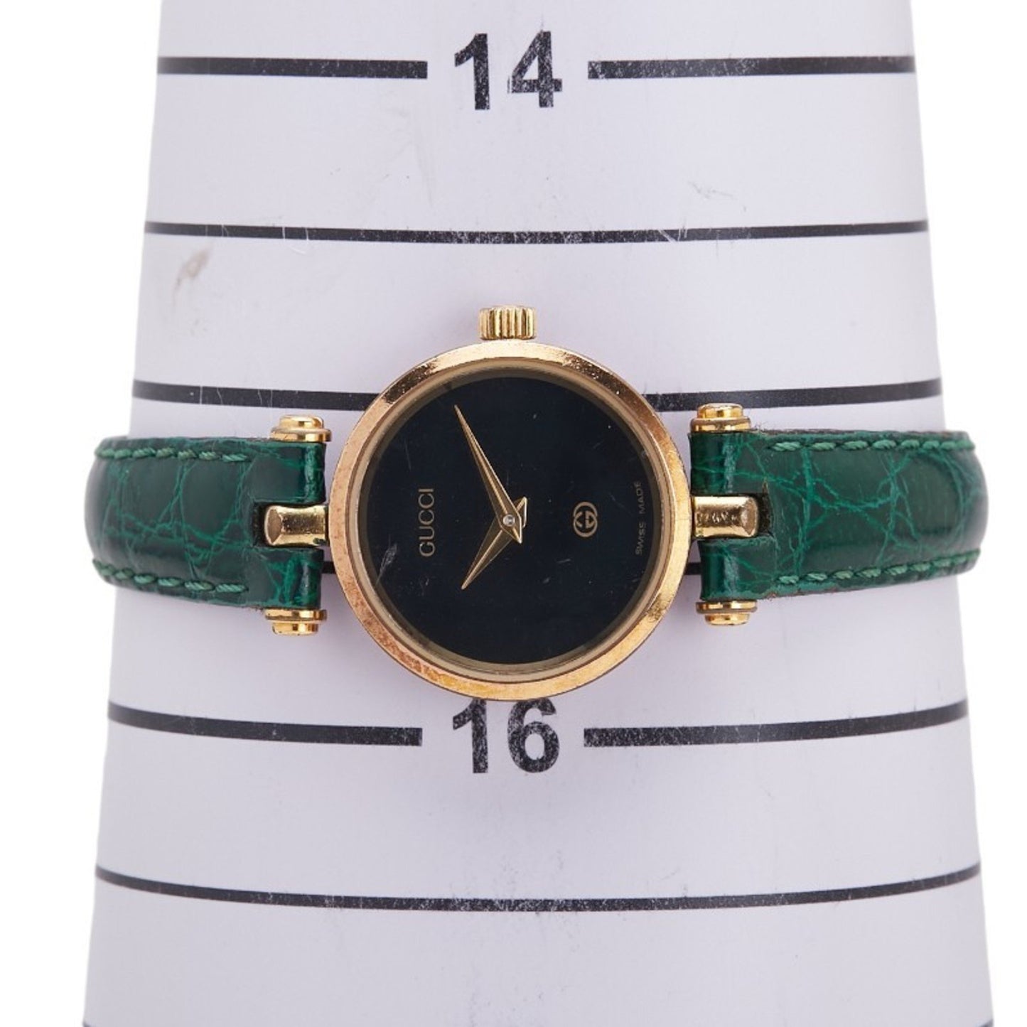 Gucci Women'S Quartz Watch With Black Dial