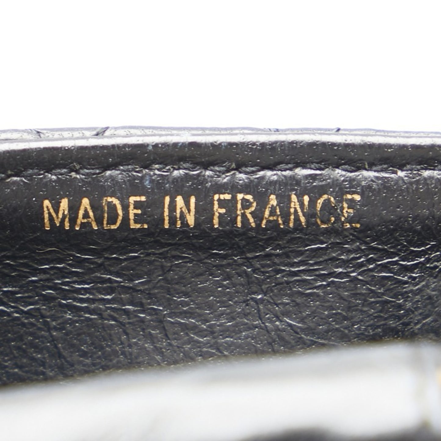 Chanel Micro Mini Matelasse Coco Mark Chain Shoulder Bag In Black