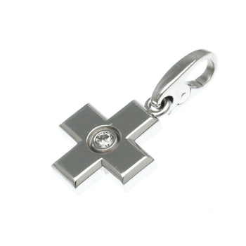 Cartier Cross Pendant Top 1P Diamond White Gold (18K) Diamond Men
