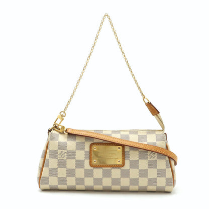 Louis Vuitton Damier Azur Eva Pouch Chain Bag Shoulder N55214