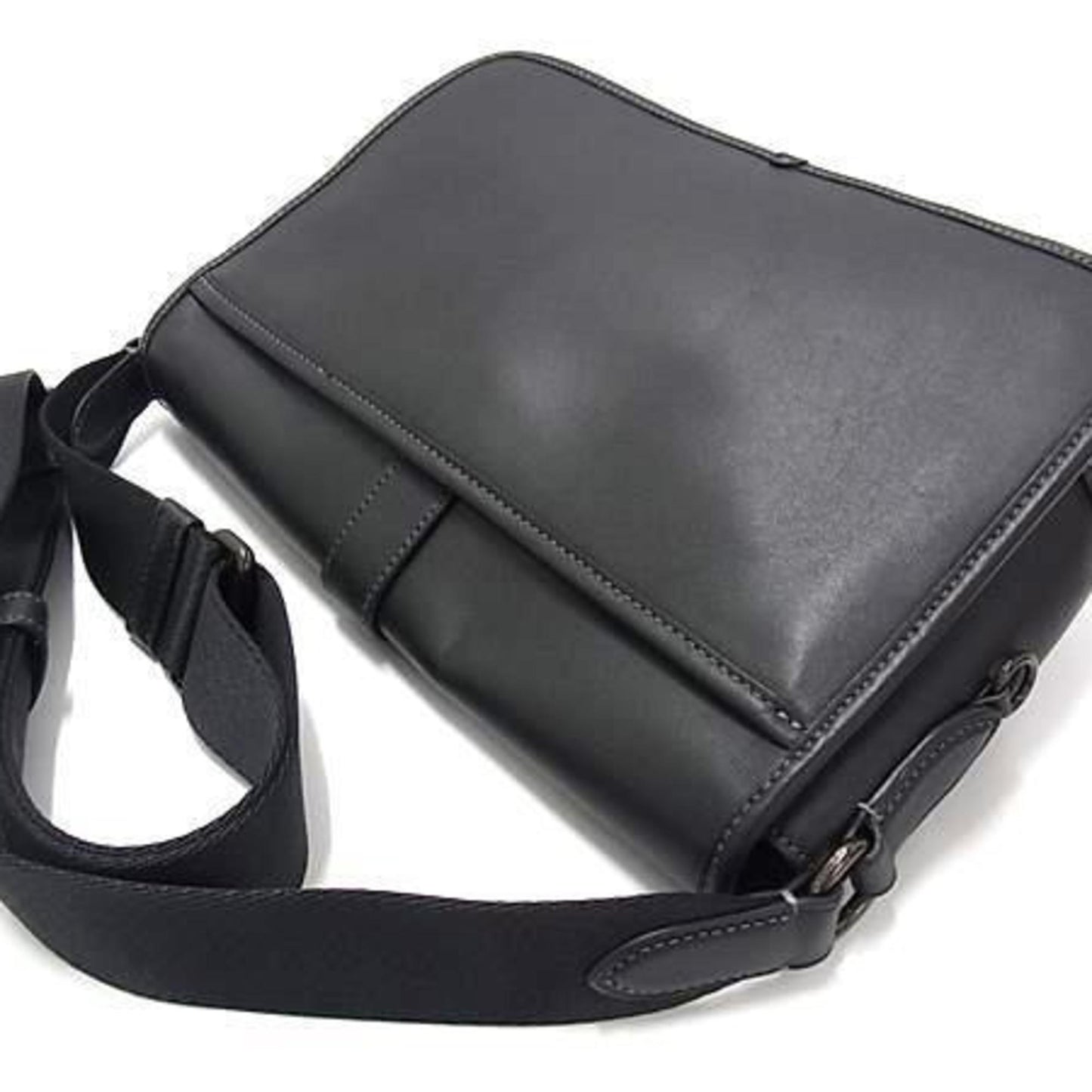 Coach League Shoulder Bag Cu042 Black Leather