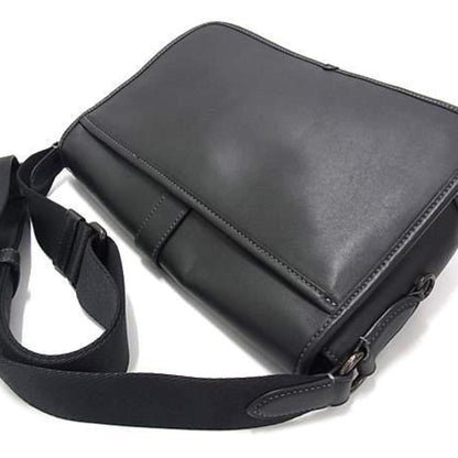 Coach League Shoulder Bag Cu042 Black Leather