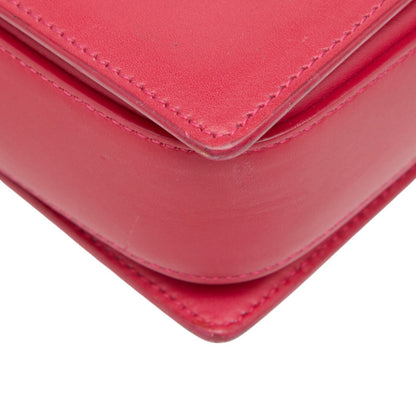 Saint Laurent Classic Lulu Crossbody Shoulder Bag In Pink Leather