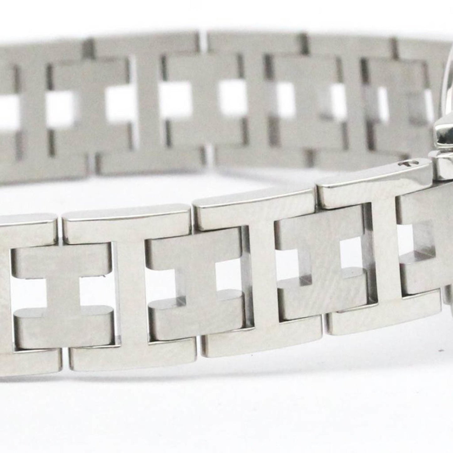 Hermes Clipper Oval Stainless Steel