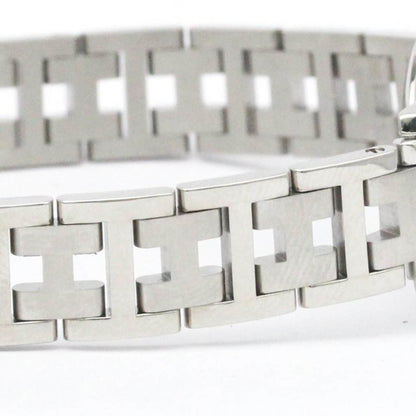 Hermes Clipper Oval Stainless Steel