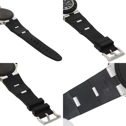 Bvlgari Bb40At Alum Date Watch Rubber