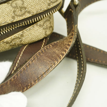 Gucci Gg Supreme Shoulder Bag 201447 Brown Champagne