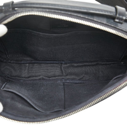 Louis Vuitton Damier Graphite Umbrella Body Bag Waist N41289 Black Grey Pvc Leather