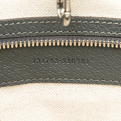 Gucci Gg Supreme Ophidia Medium Handbag Shoulder Bag 731793 Grey Pvc Leather
