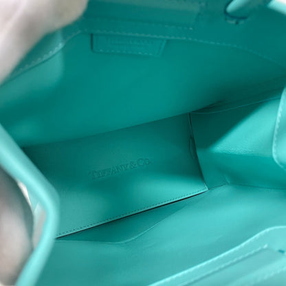 Tiffany&Co. Tiffany Cat Street Shoulder Tote Bag Blue