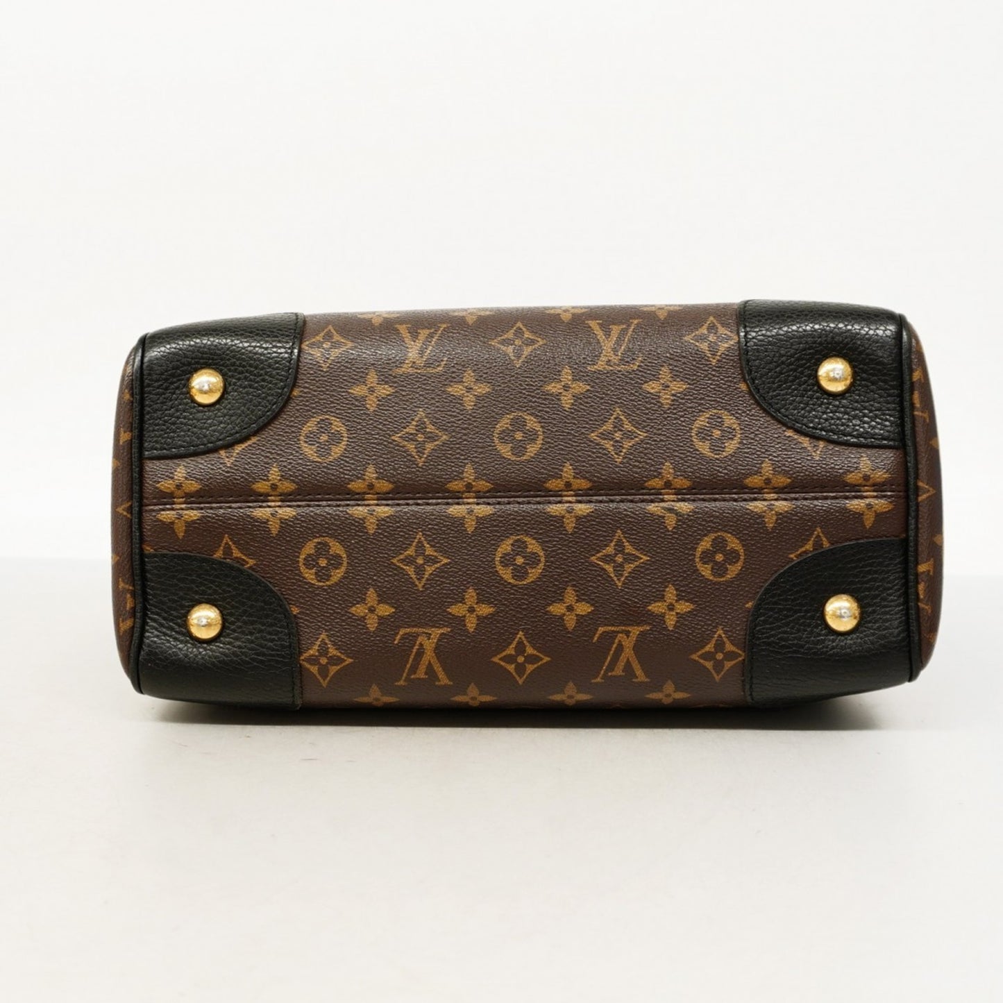 Louis Vuitton Monogram Macassar Retiro Handbag M50058 Noir 2-Way Bag