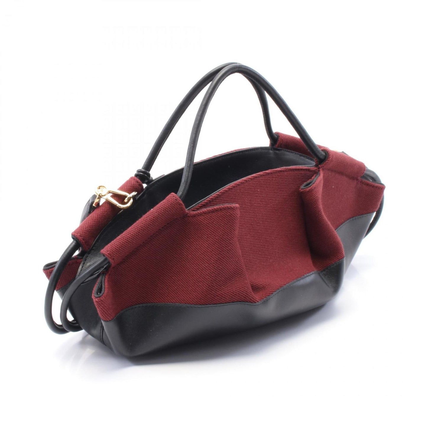 Loewe Paseo Small Handbag Canvas Leather