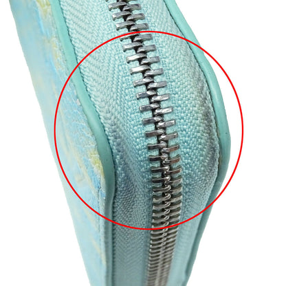 Louis Vuitton Monogram Empreinte Zippy Wallet In Vert D'Or Light Blue (M81466) From The Summer