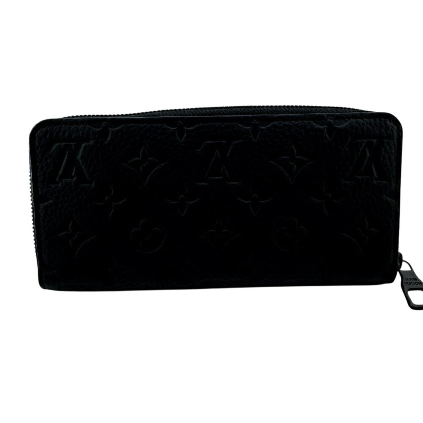 Louis Vuitton M11721 Zippy Wallet Horizontal Round Monogram Long Black