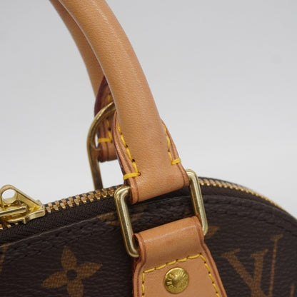 Louis Vuitton Monogram Alma Bb Handbag M53152 Brown 2-Way Bag