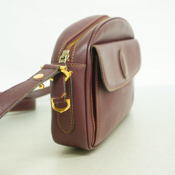 Leather Cartier Shoulder Bag