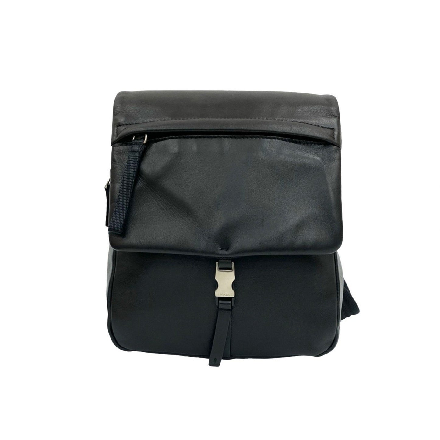 Prada Prada Genuine Nappa Leather Mini Rucksack/Daypack For Men And Women
