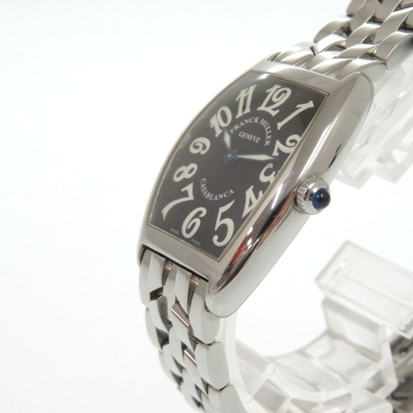 Franck Muller Casablanca 1752 Black Ss Quartz Watch Dial 1098Franck Muller
