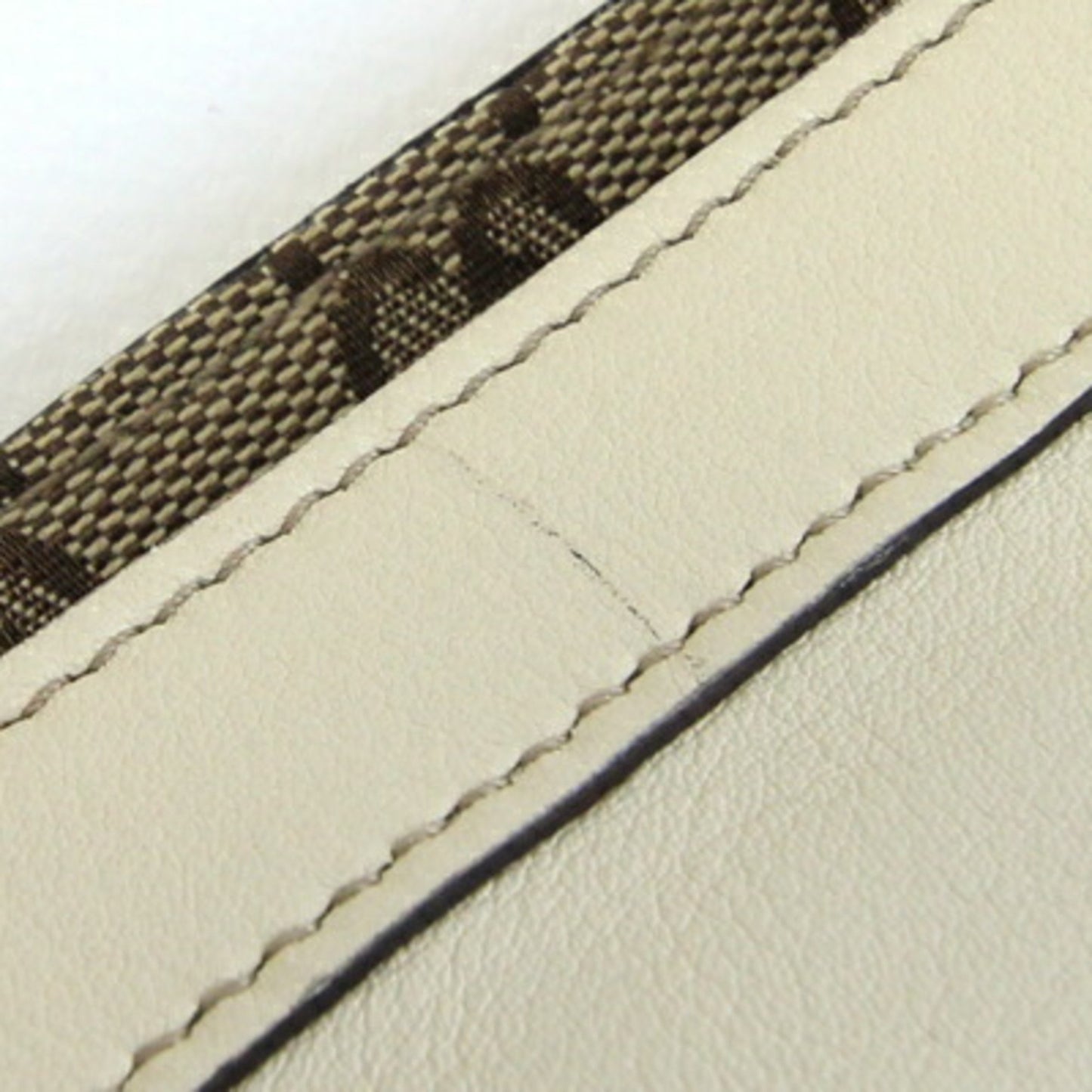 Gucci Abby Tote Bag 170004 Ivory Leather Shoulder