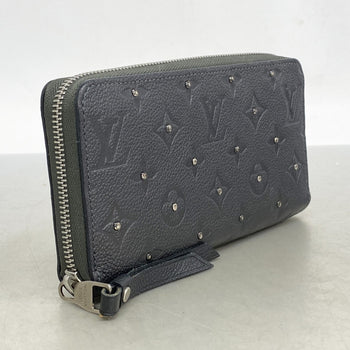 Louis Vuitton Monogram Empreinte Studded Zippy Wallet M61442 Platine