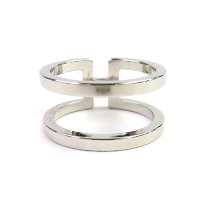 Hermes H. En Long Palladium Scarf Ring