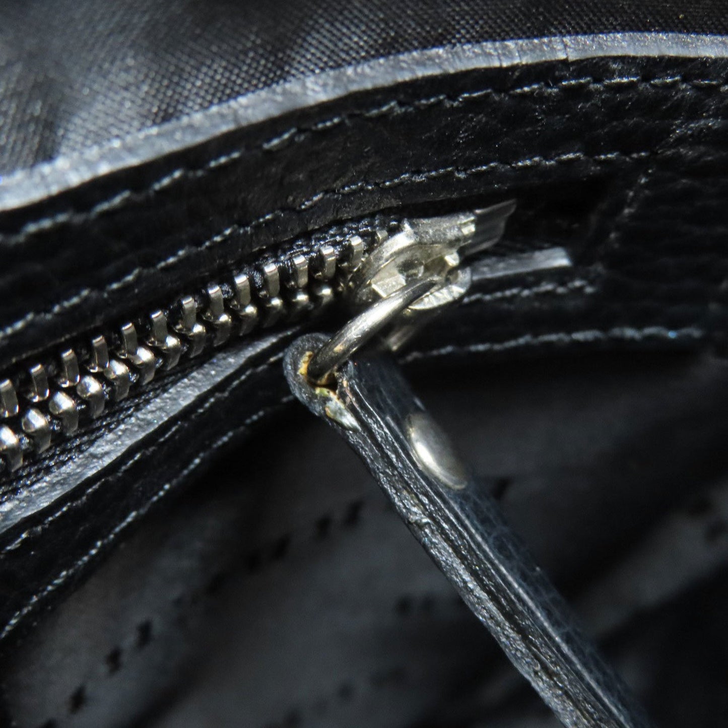 Burberry Nova Check Shoulder Bag Nylon Canvas Leather